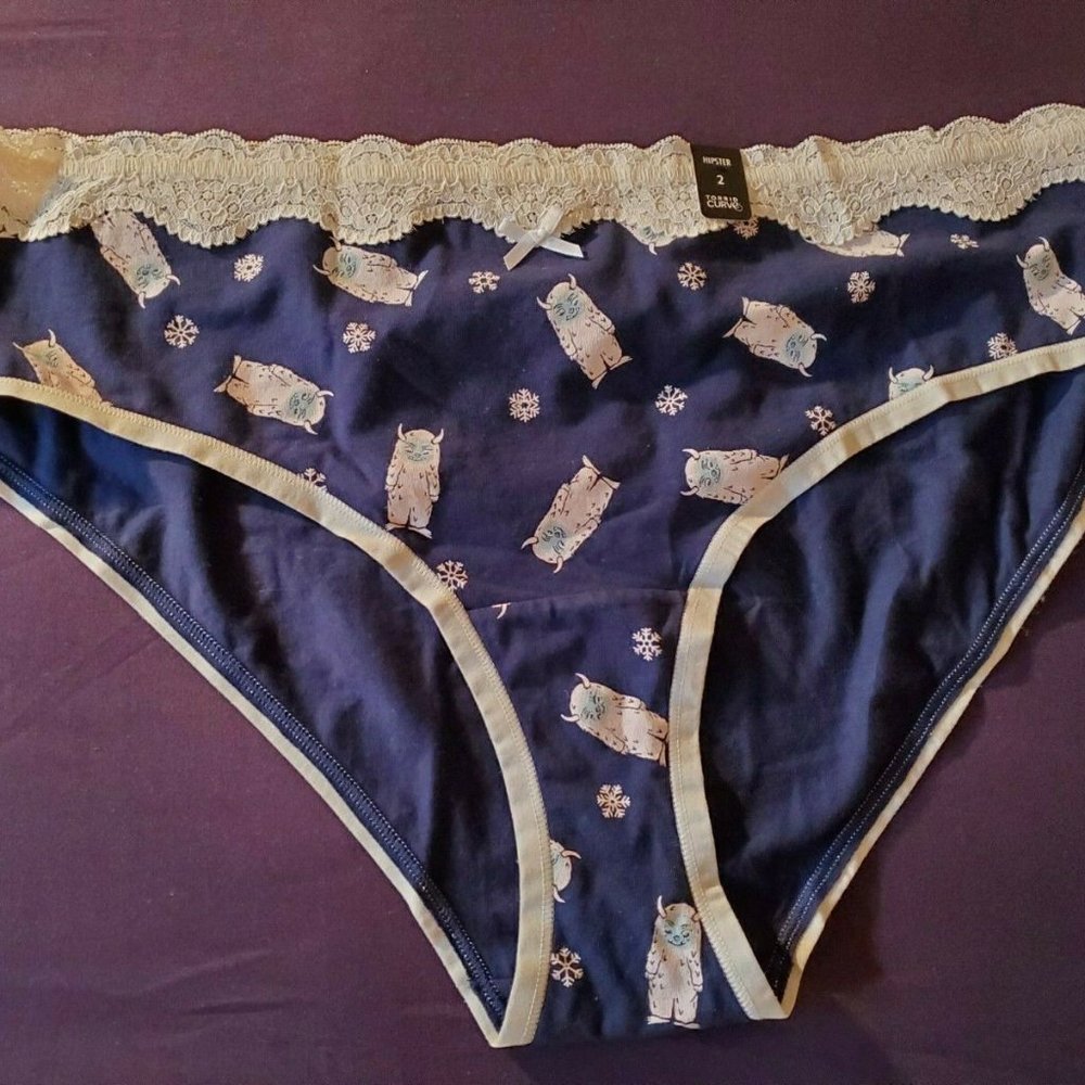 Torrid Curve NWT Plus Size 2 (18/20) Hipster Panty Abominable Snowman Yeti Rare - Picture 5 of 10
